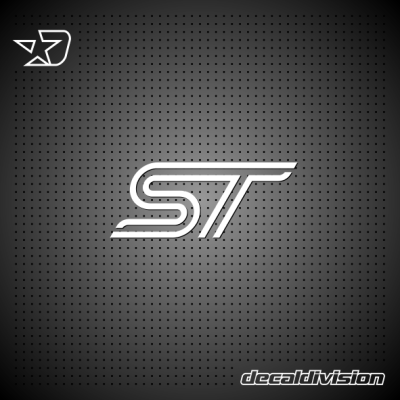 Ford ST Logo Sticker - Outline